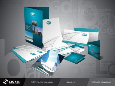 Dự án thiết kế bộ nhận diện thương hiệu Tập đoàn Trường Thịnh