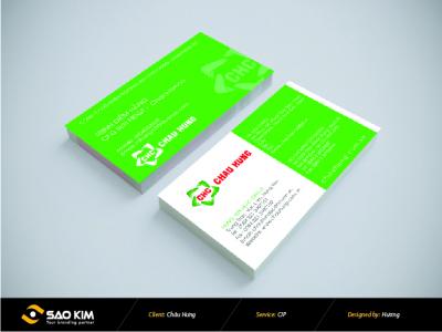 Thiết kế logo Công ty CP Thương mại Châu Hưng