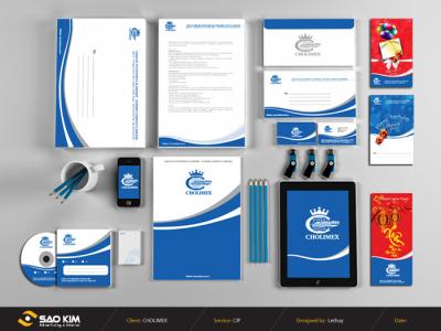 Thiết kế logo và quy chuẩn bộ nhận diện thương hiệu CHOLIMEX