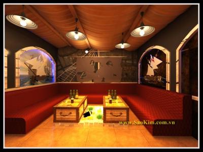 Thiết kế quán bar karaoke New Feeling