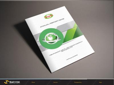 Thiết kế báo cáo thường niên Công ty cổ phần Nhựa Thiếu Niên Tiền Phong