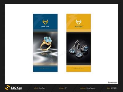 Thiết kế thương hiệu vàng Ngọc Toàn