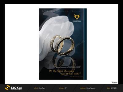 Thiết kế thương hiệu vàng Ngọc Toàn