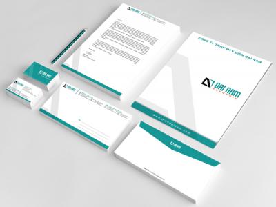 Thiết kế nhận diện thương hiệu công ty Điện Đại Nam