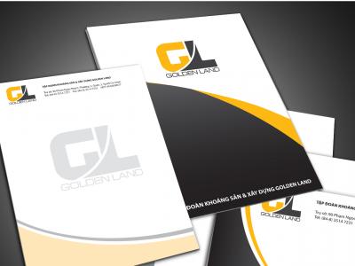 Thiết kế logo và nhận diện thương hiệu Golden Land