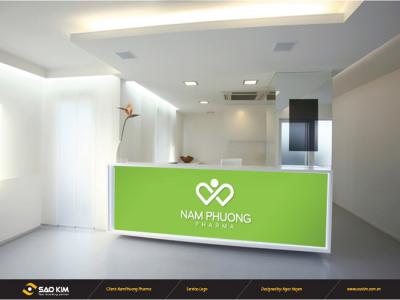 Thiết kế logo công ty mỹ phẩm Nam Phương