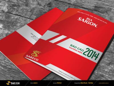 Thiết kế báo cáo thường niên SABECO 2014