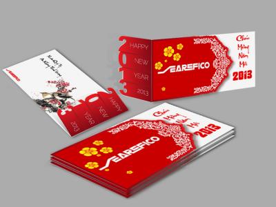 Thiết kế bộ thiệp mừng năm mới cho SEAREFICO