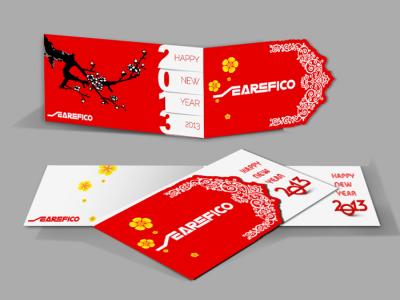 Thiết kế bộ thiệp mừng năm mới cho SEAREFICO