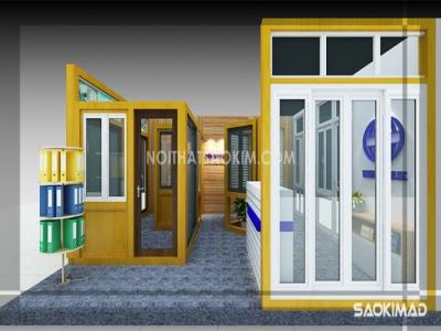 Thiết kế gian hàng cho triển lãm Vietbuil