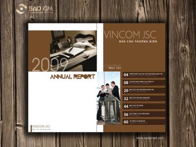 Thiết kế báo cáo thường niên cho Vincom