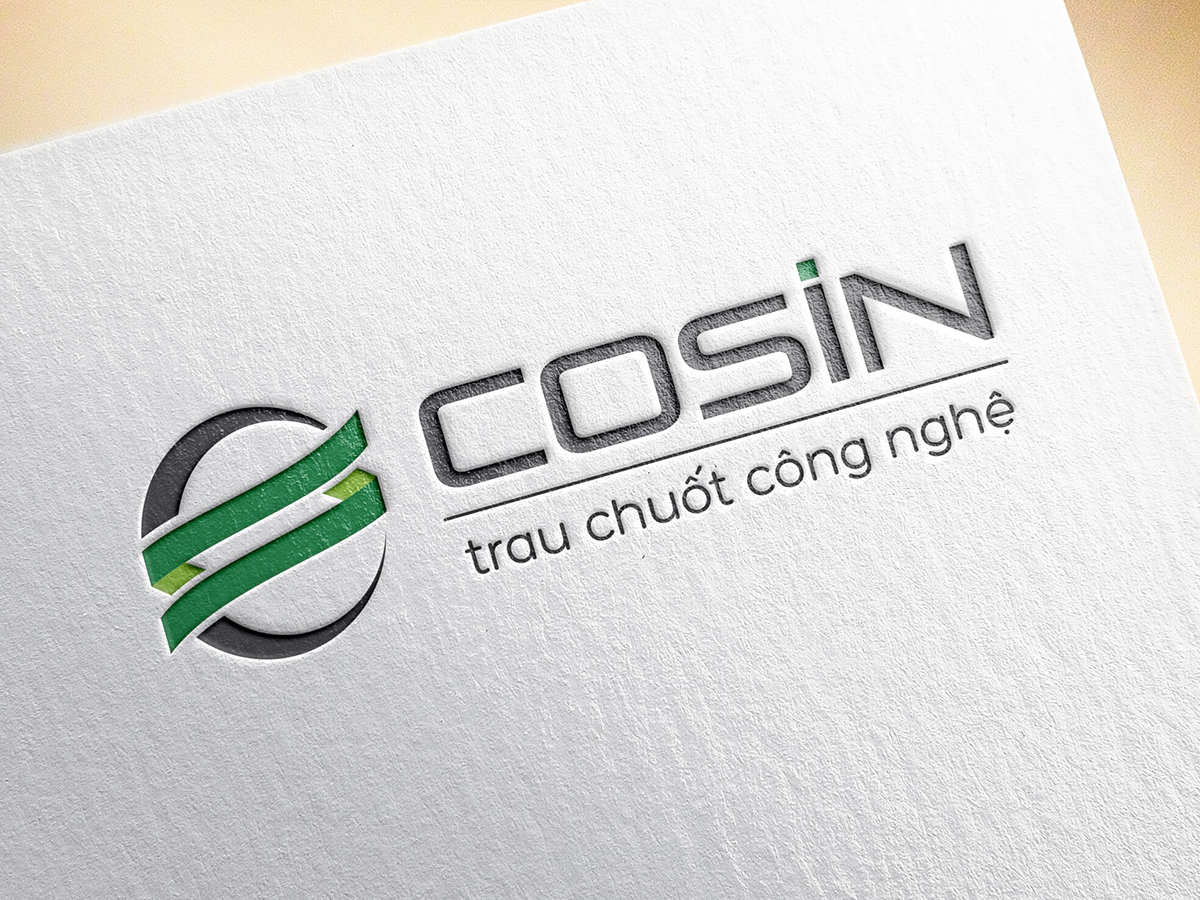 COSIN - Thiết kế logo nhận diện thương hiệu công nghệ Cosin