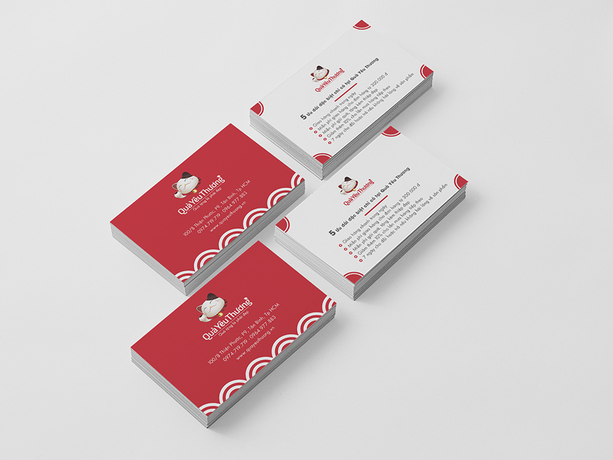 QUÀ YÊU THƯƠNG - Sức sống mới với mẫu thiết kế logo và nhận diện thương hiệu Quà Yêu Thương