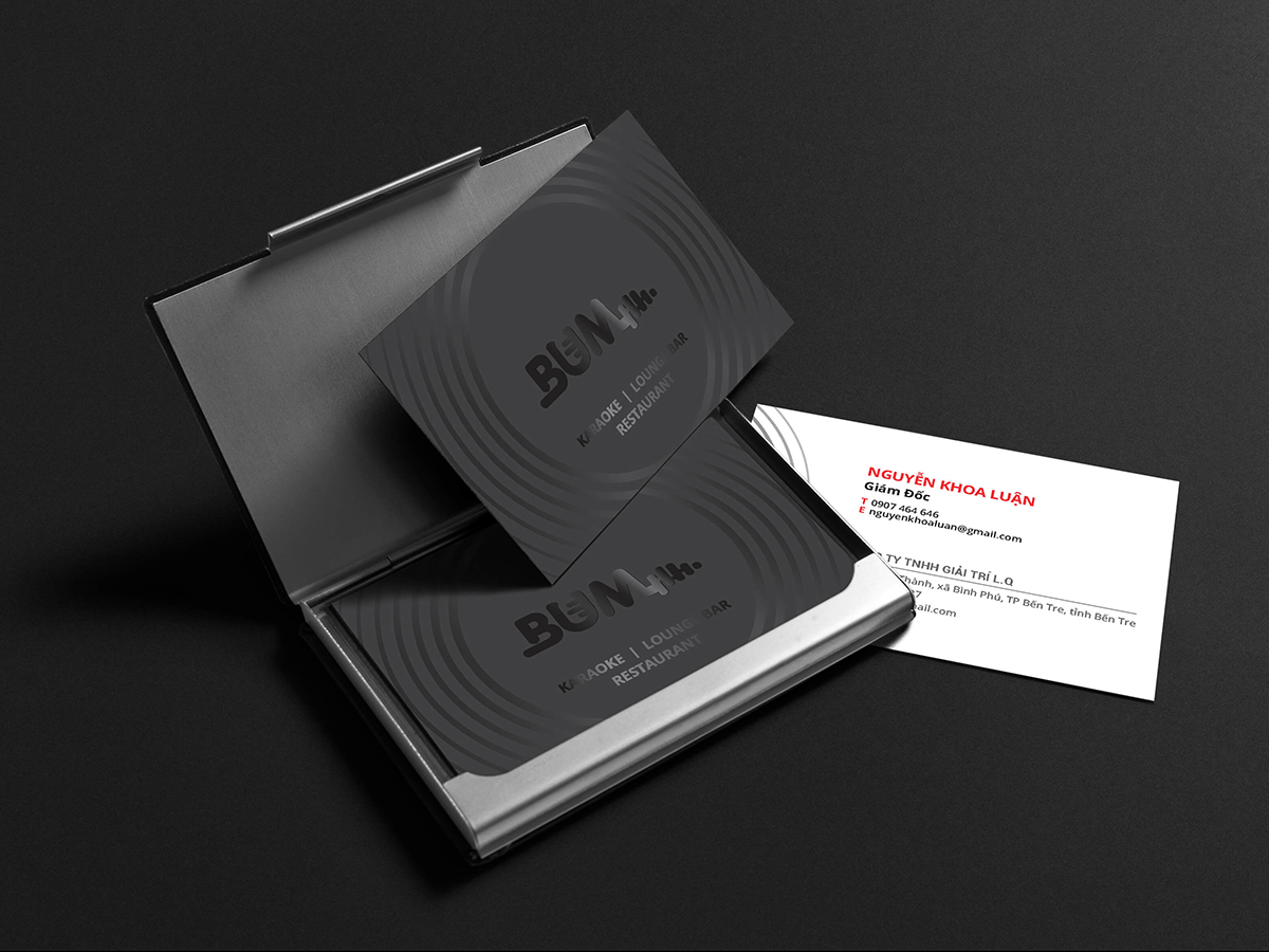 BUM KARAOKE - Thiết kế logo và nhận diện Bum Karaoke