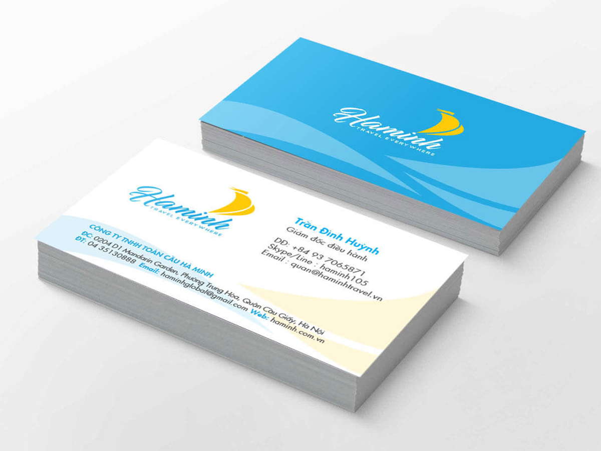HAMINH TRAVEL - Thiết kế logo và bộ nhận diện thương hiệu Ha Minh Travel