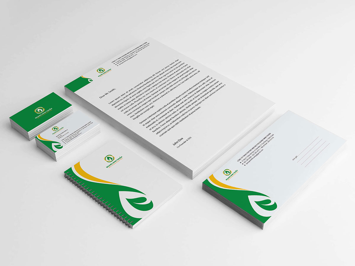 QUANG MINH THUẦN - Thiết kế logo và nhận diện công ty Quang Minh Thuần