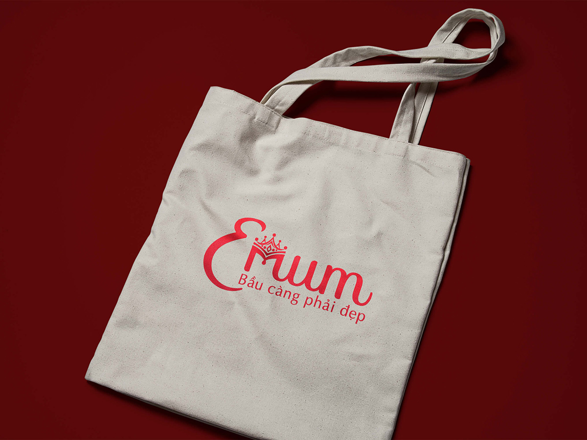 EMUM - Thiết kế logo và nhận diện thương hiệu thời trang đầm bầu EMUM