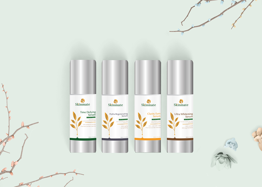 SKINMATE - Thiết kế logo mới cho thương hiệu mỹ phẩm SKINMATE