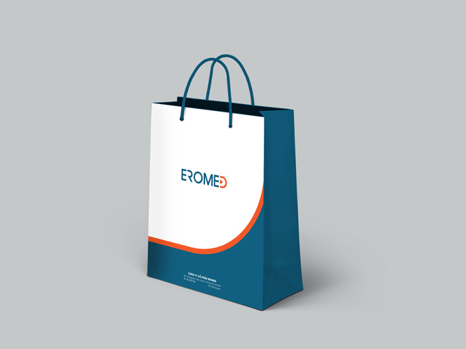 EROMED - Thiết kế bộ ấn phẩm nhận diện thương hiệu EROMED