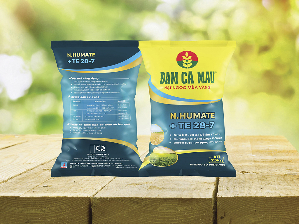 ĐẠM CÀ MAU - Thiết kế hệ thống bao bì sản phẩm mới cho phân bón Đạm Cà Mau