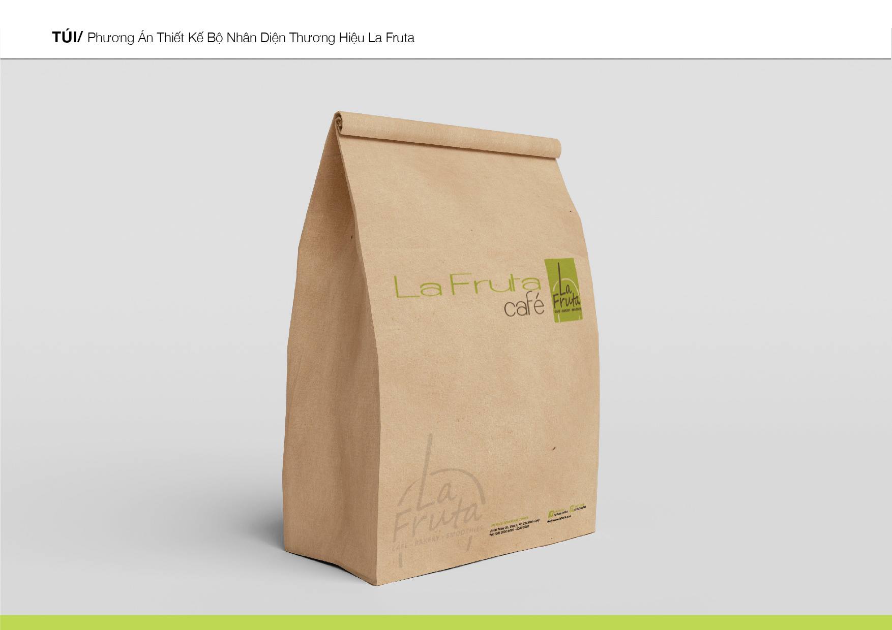 La Fruta Café - Dự án thiết kế nhận diện thương hiệu chuỗi cửa hàng café – nước trái cây La Fruta