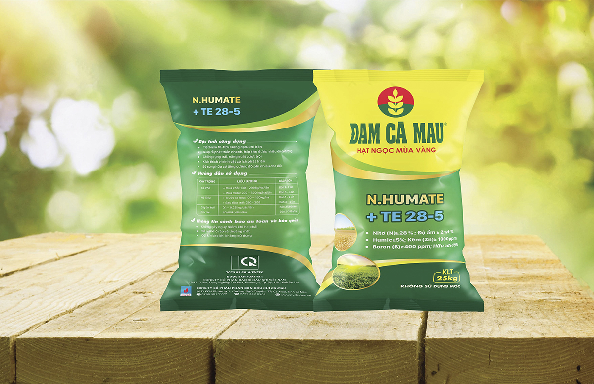 ĐẠM CÀ MAU - Thiết kế hệ thống bao bì sản phẩm mới cho phân bón Đạm Cà Mau