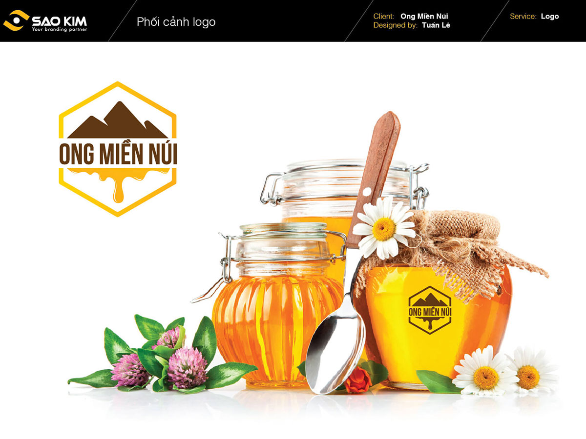ONG MIỀN NÚI - Thiết kế nhận diện thương hiệu Ong Miền Núi