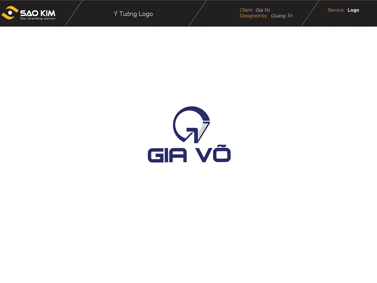 GIA VÕ - Thiết kế bộ nhận diện thương hiệu Gia Võ