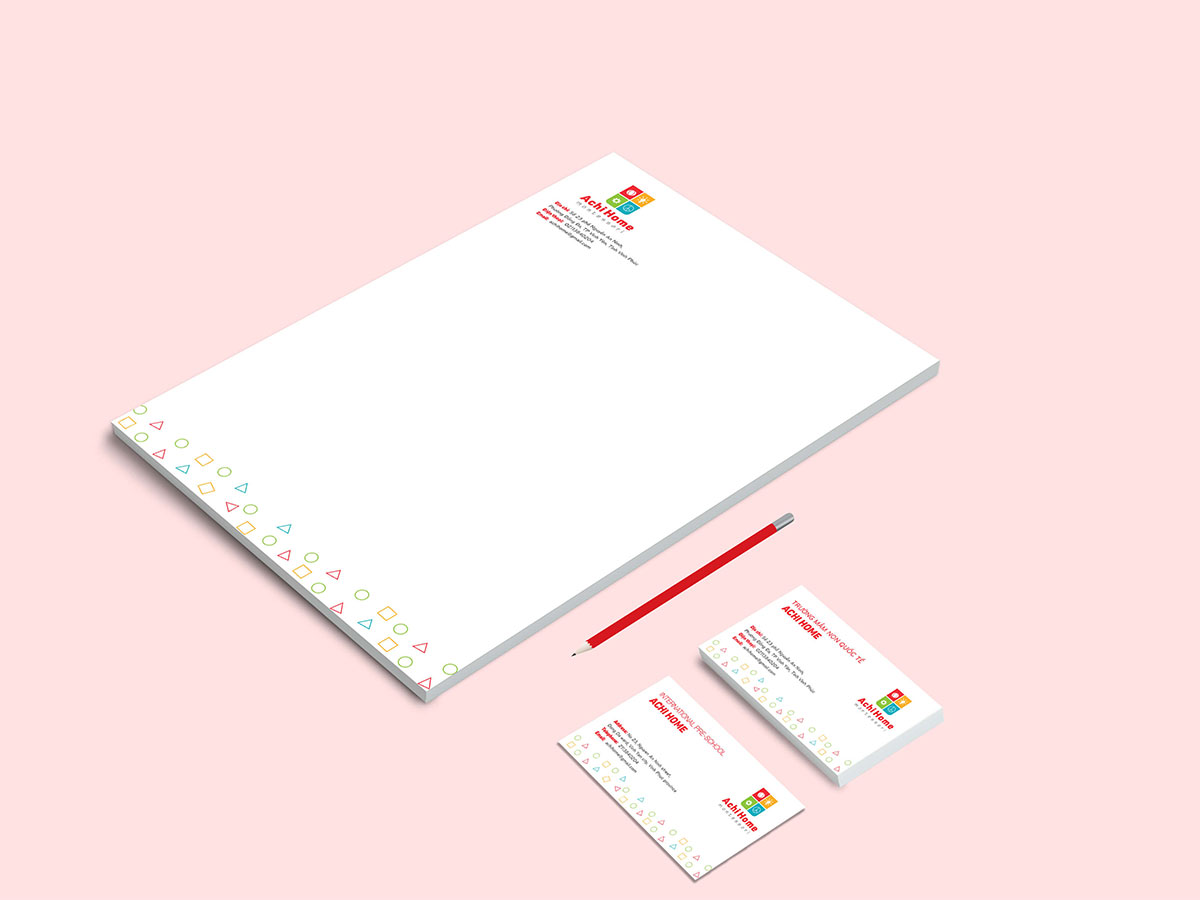 ACHI HOME - Xây dựng nhận diện thương hiệu trường mầm non Montestori