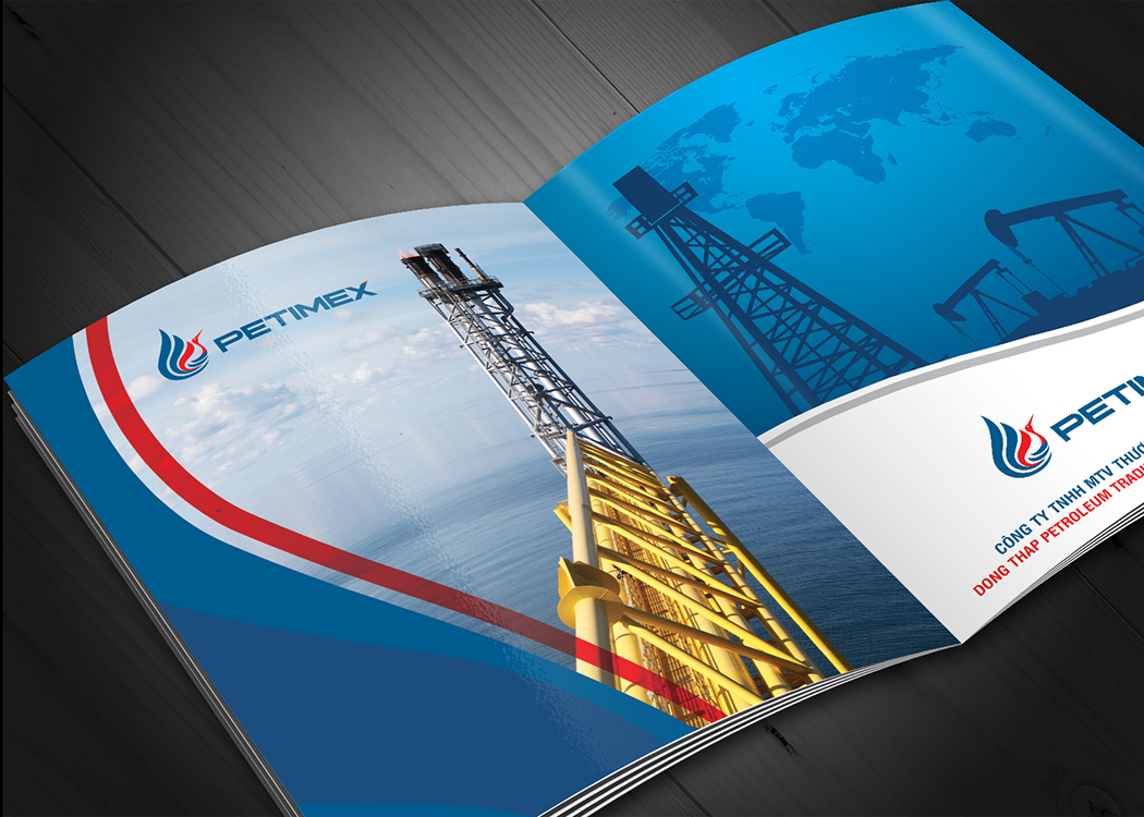 PETIMEX - Thiết kế logo và nhận diện thương hiệu Công ty Dầu khí Petimex