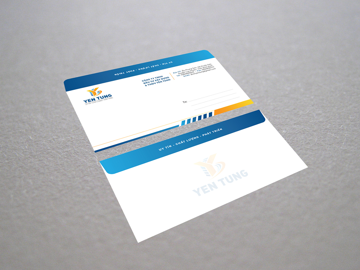 YẾN TÙNG - Thiết kế logo và bộ nhận diện thương hiệu công ty xây dựng Yến Tùng