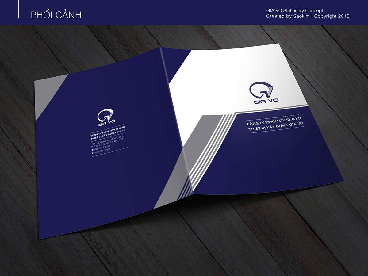 GIA VÕ - Thiết kế bộ nhận diện thương hiệu Gia Võ