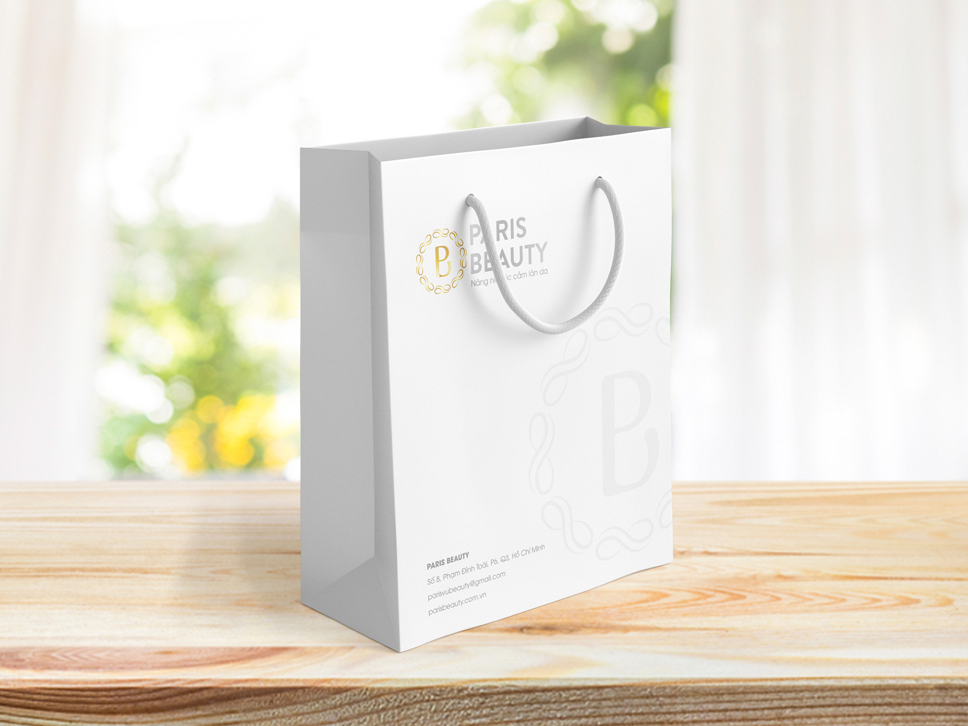 PARIS BEAUTY - Sáng tác slogan, thiết kế logo thương hiệu và website spa Paris Beauty