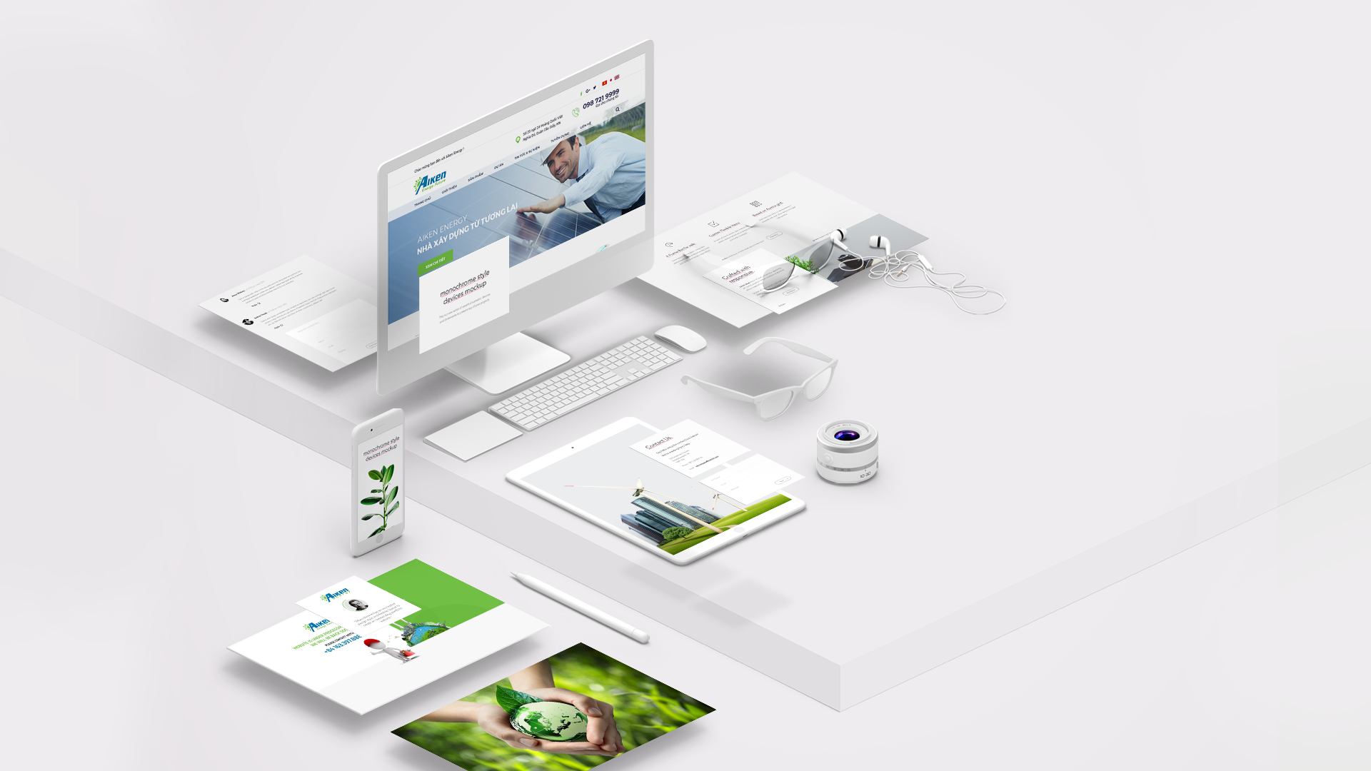 AIKEN - Design Website and Brand Identity Aiken