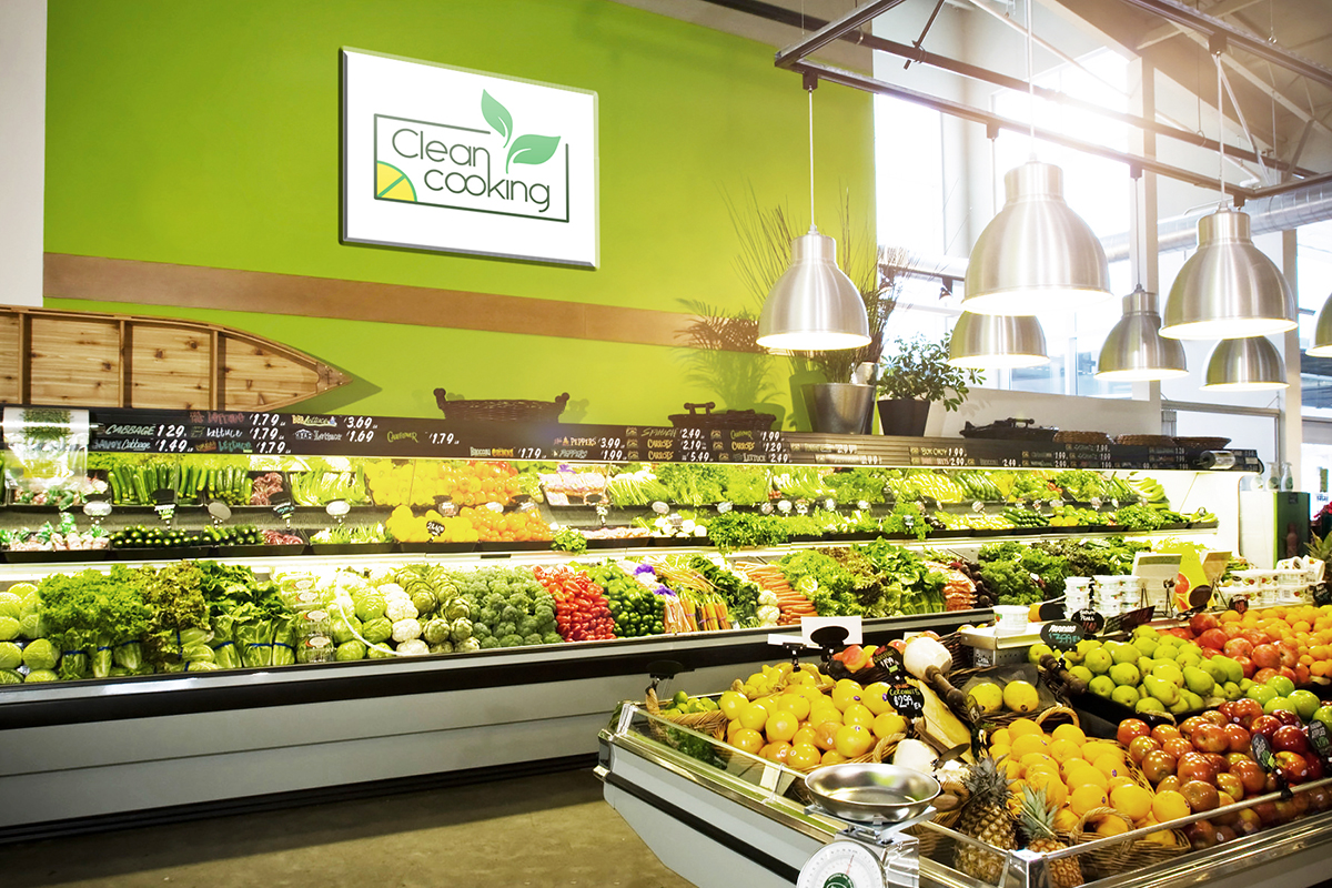 CLEAN COOKING - Thiết kế logo và ấn phẩm marketing thương hiệu thực phẩm Clean Cooking