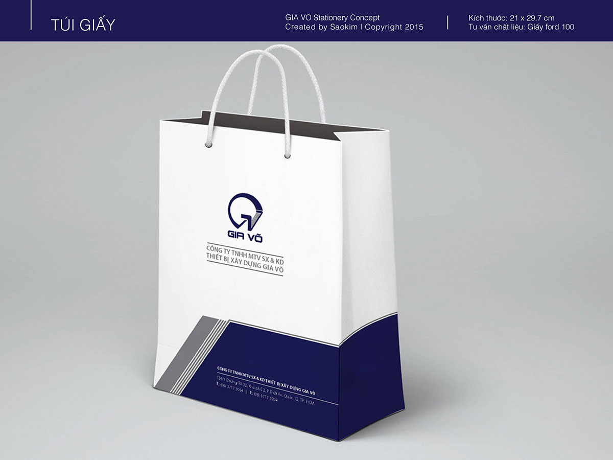 GIA VÕ - Thiết kế bộ nhận diện thương hiệu Gia Võ