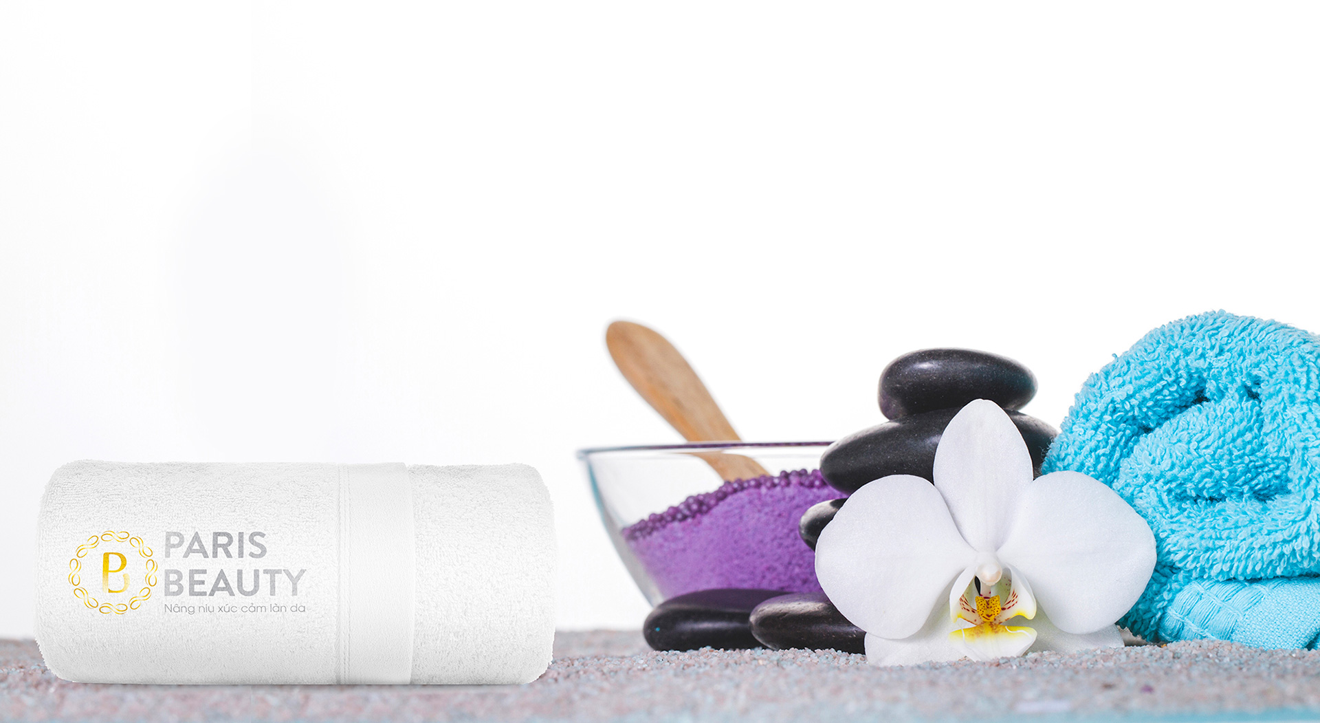 PARIS BEAUTY - Sáng tác slogan, thiết kế logo thương hiệu và website spa Paris Beauty