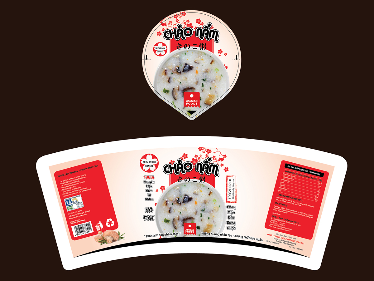 ASUZAC - Thiết kế bao bì sản phẩm mới cho thương hiệu thực phẩm ASUZAC
