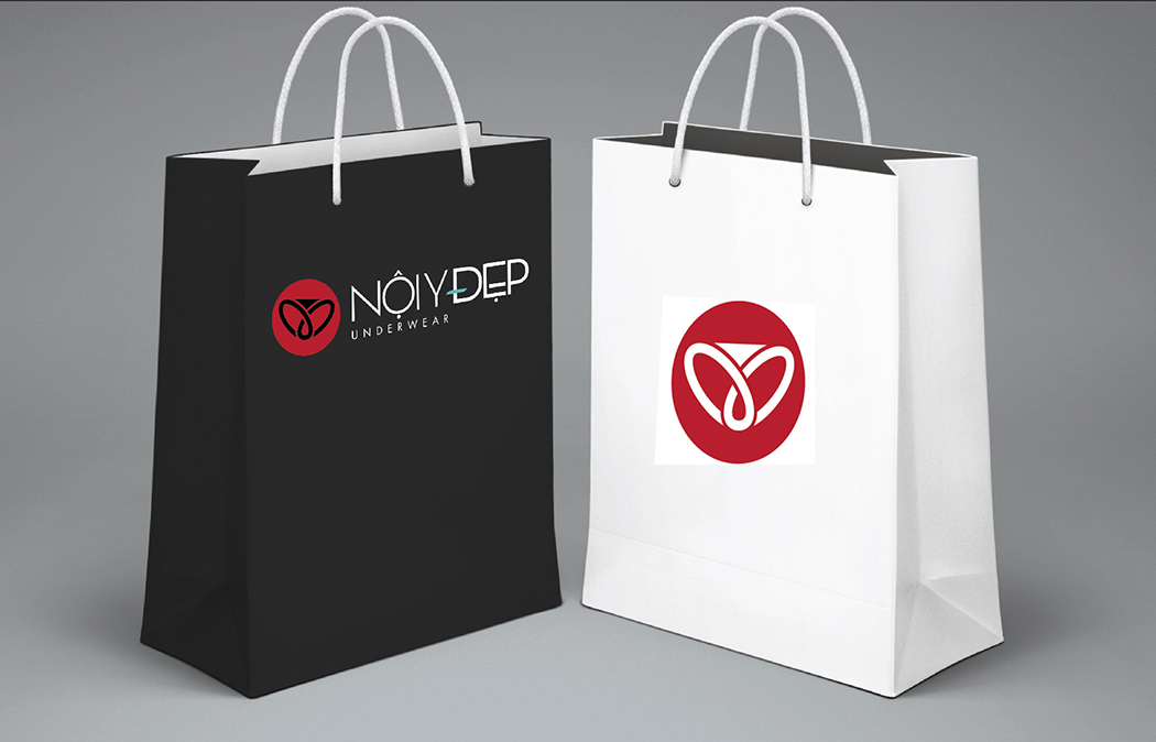 NỘI Y ĐẸP - Thiết kế logo và vật phẩm quảng cáo thời trang NỘI Y ĐẸP
