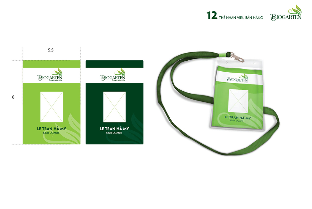 BIO GARTEN - Thiết kế logo và bộ nhận diện thương thực phẩm hữu cơ BioGarten