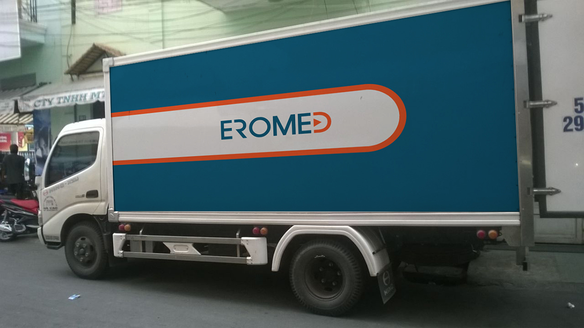 EROMED - Thiết kế bộ ấn phẩm nhận diện thương hiệu EROMED