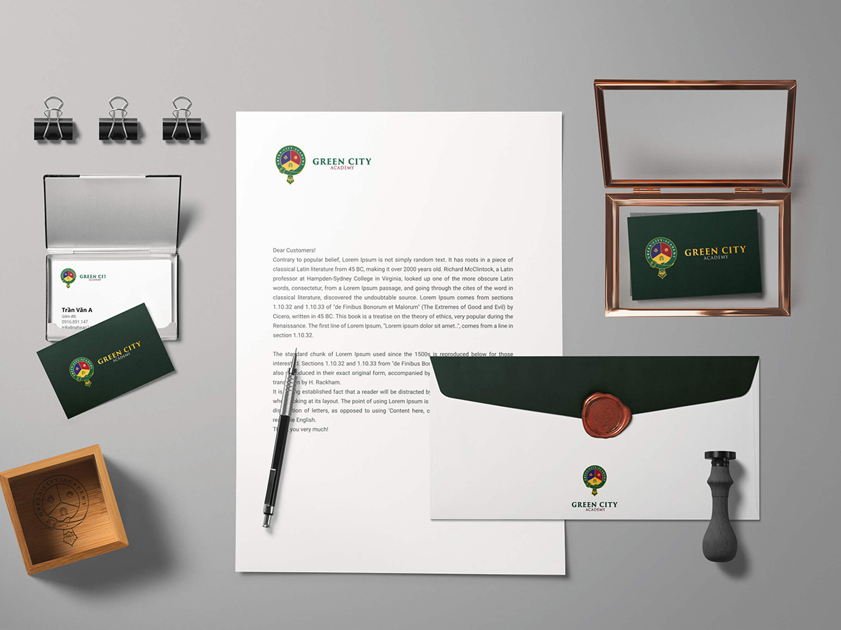 GREEN CITY ACADEMY - Đặt tên thương hiệu và thiết kế logo trường nội trú Green City Academy