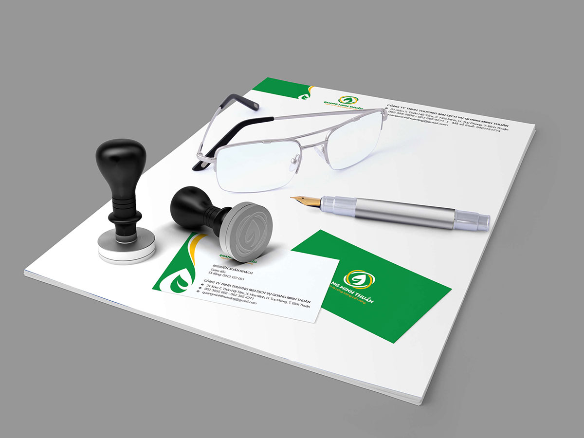 QUANG MINH THUẦN - Thiết kế logo và nhận diện công ty Quang Minh Thuần