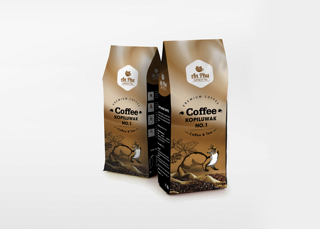AN PHÚ COFFEE - Dự án thiết kế logo và bao bì sản phẩm cà phê AN PHÚ