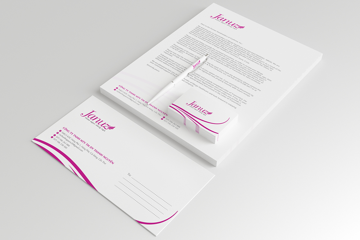 JANUZ - Thiết kế logo và nhận diện thương hiệu thời trang nữ JANUZ