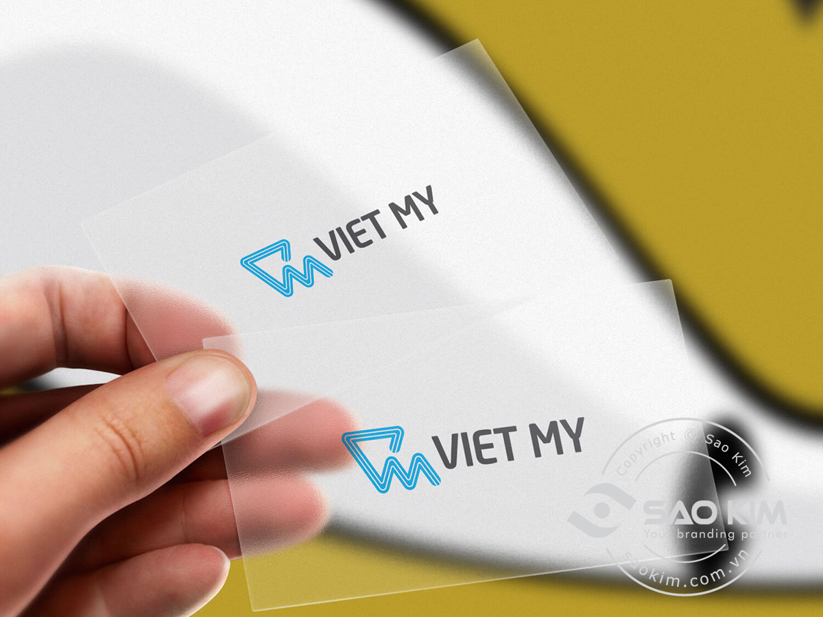 VIỆT MỸ - Thiết kế logo may gia công Việt Mỹ
