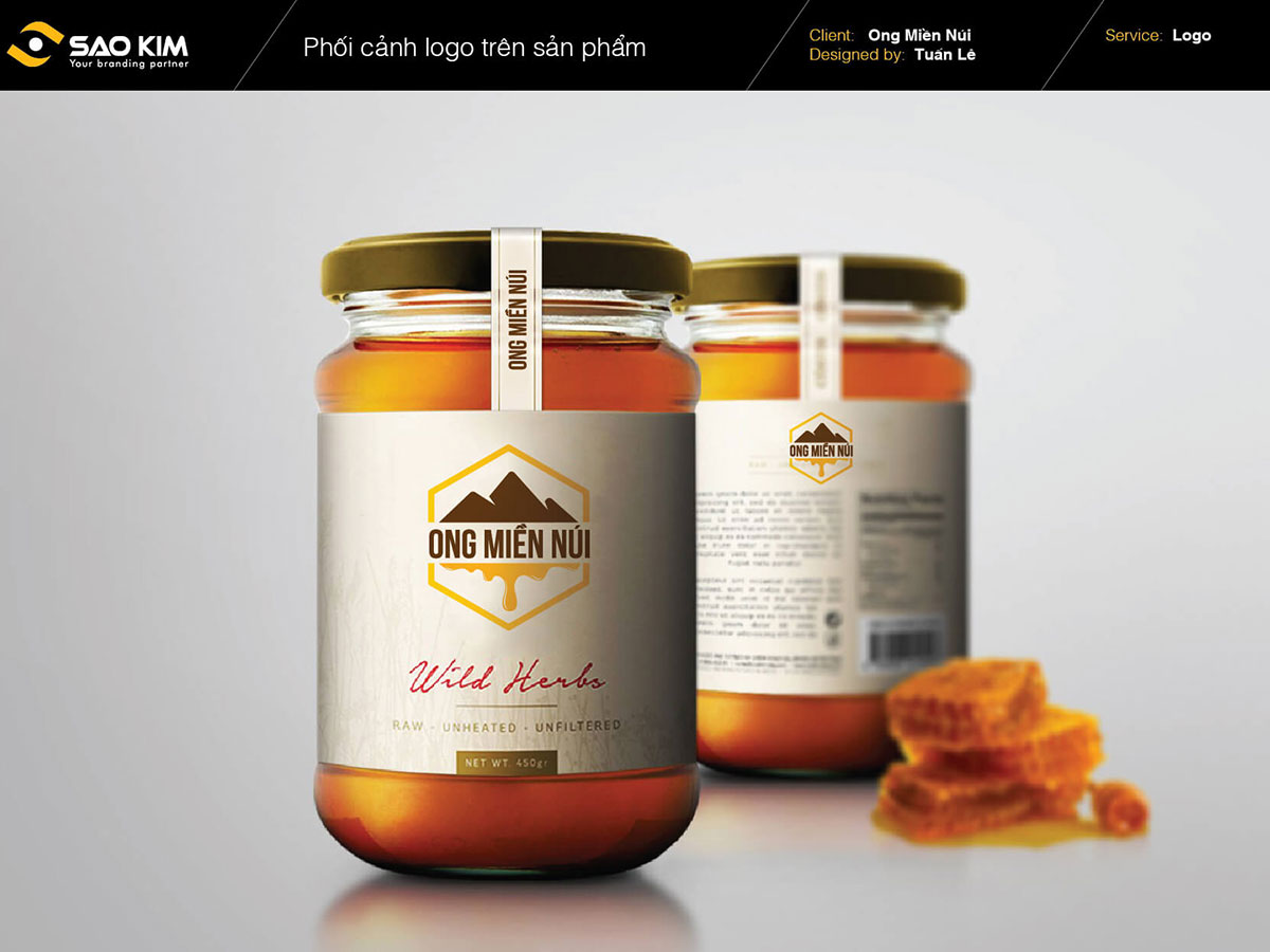 ONG MIỀN NÚI - Thiết kế nhận diện thương hiệu Ong Miền Núi