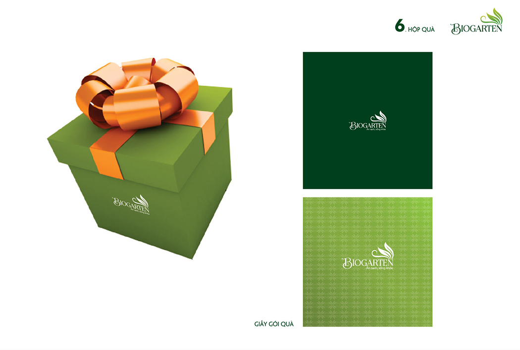 BIO GARTEN - Thiết kế logo và bộ nhận diện thương thực phẩm hữu cơ BioGarten