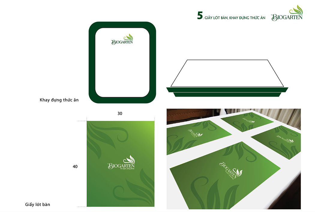 BIO GARTEN - Thiết kế logo và bộ nhận diện thương thực phẩm hữu cơ BioGarten