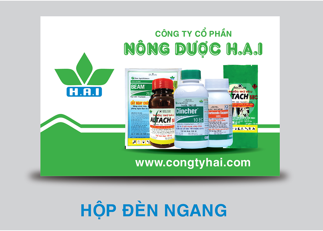 NÔNG DƯỢC HAI - Thiết kế logo và hệ thống nhận diện thương hiệu Nông Dược HAI